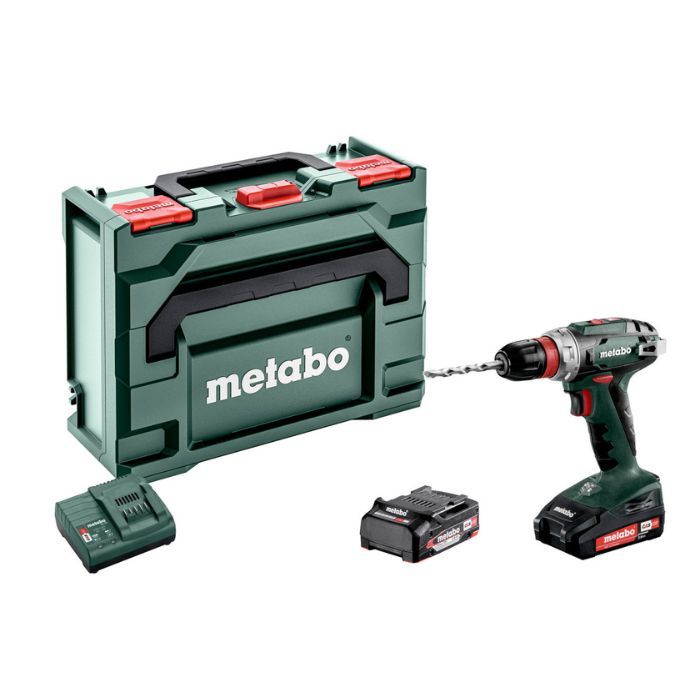 Акумуляторний дриль-шуруповерт Metabo BS 18 (602217500); metaBOX 145