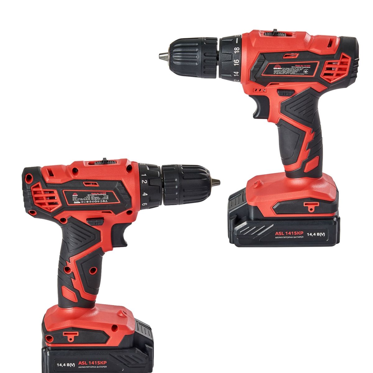 Дрель-шуруповерт аккумуляторная Vitals AU 14/2KP