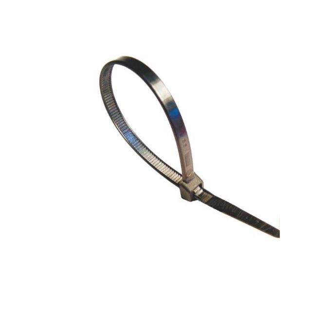 Хомут стяжной капрон.UV черный 200х3,6 100шт