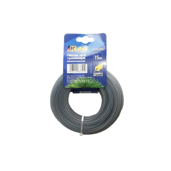 Ліска для тримерів армована 2.70mm*15m "квадрат"