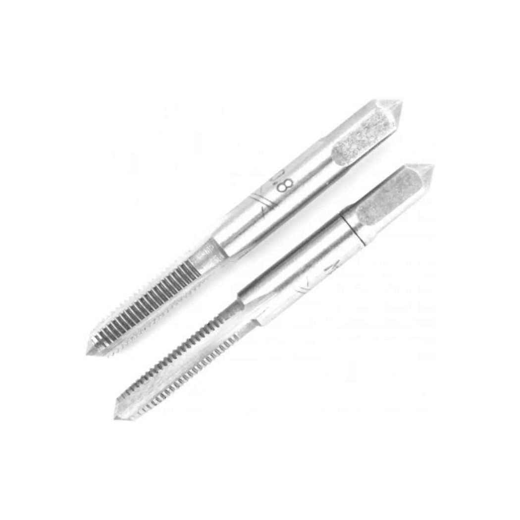 Мітчик VIROK М5 х 0,8; 2 шт.(№1+№2) сталь 9ХС. DIN 2181. ГОСТ 3266-81.