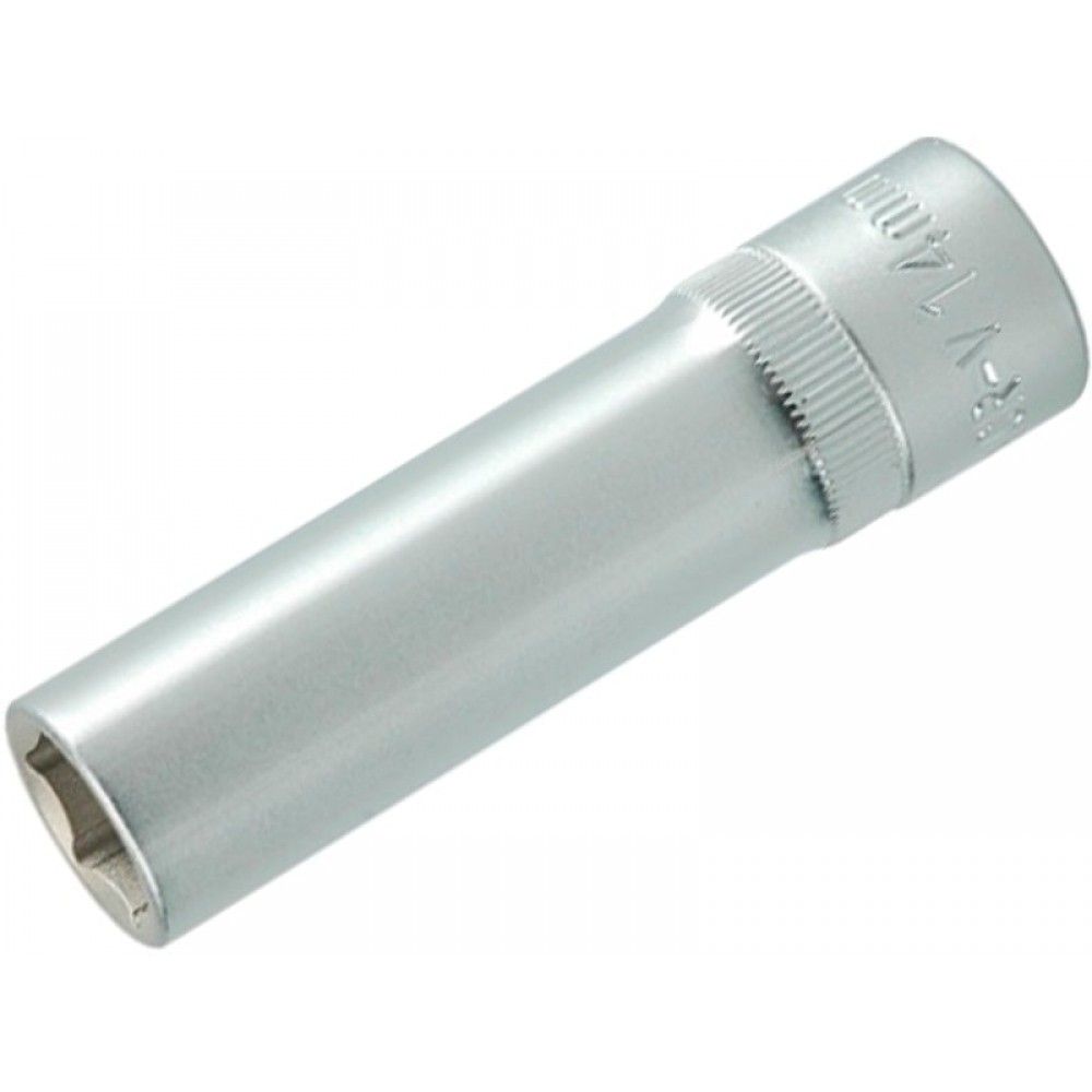 Головка торцева 6-гранна YATO : подовжена, квадрат 1/2", М= 21 мм, L= 76 мм