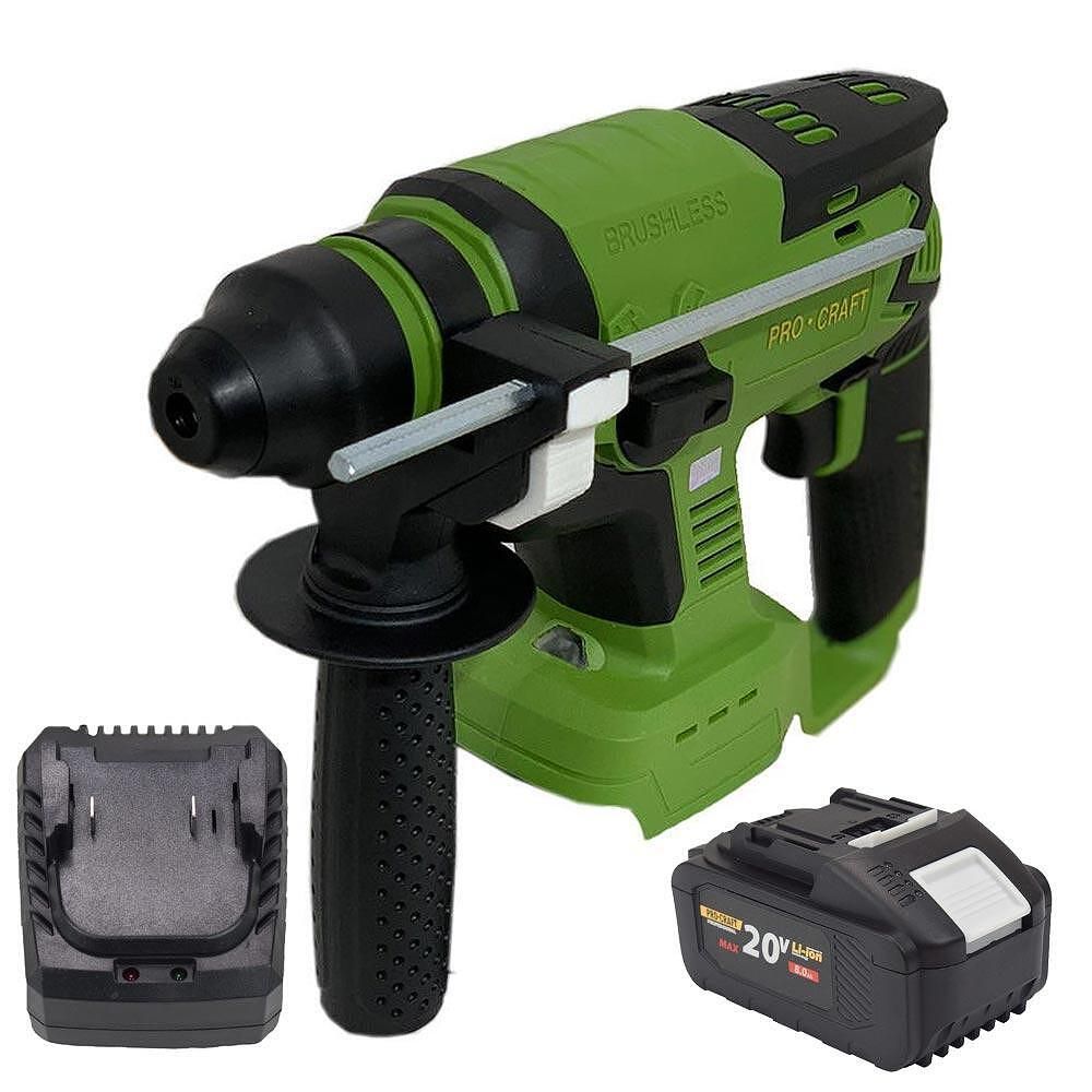 Машина шліфувальна ак. ProCraft PWA-216 + Перфоратор ак. ProCraft PHA-20/4 (без АКБ та зар.пр.)