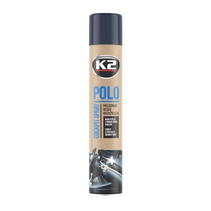 Поліроль для торпедо "чоловічий аромат" / K2 PERFECT POLO COCKPIT SPRAY 750ML MAN
