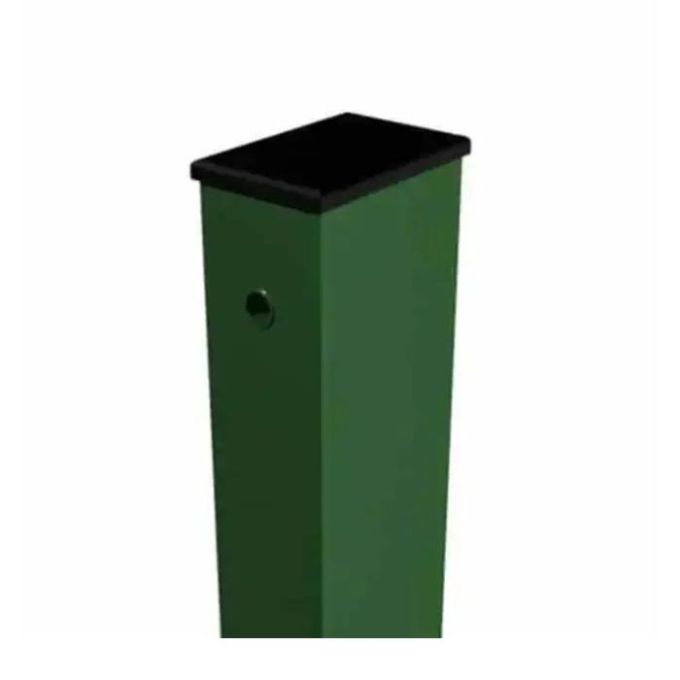 Стовп "СТАНДАРТ КОЛОР" 60х40мм 2,50м оц.+ПП RAL 6005 ЗЕЛЕНИЙ