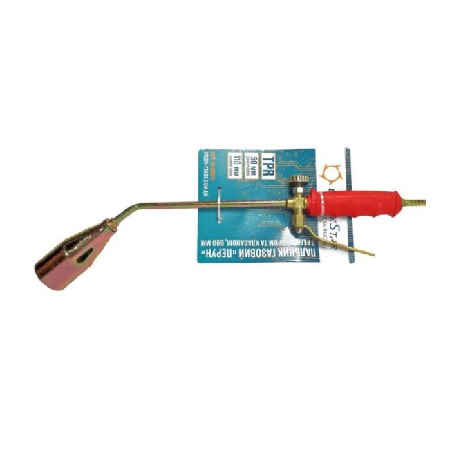 Пальник газовий з регулятором та клапаном "ПЕРУН", 690мм BlackStar