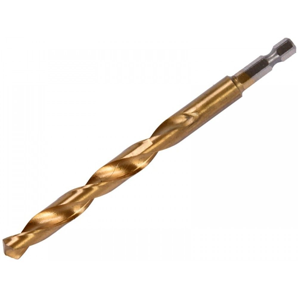 Свердло по металу титанове YATO : HSS-ТІN, Ø= 10 мм, l= 133 мм, 6-гран. HEX-1/4"