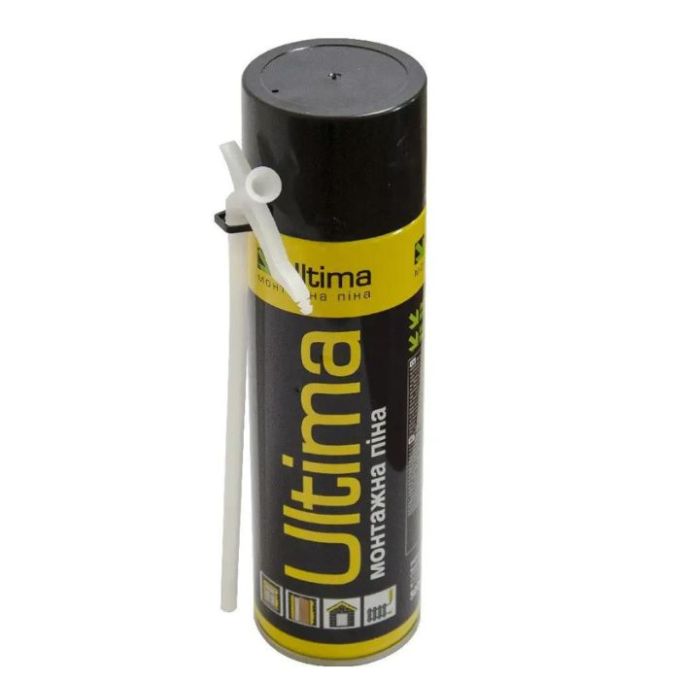Поліуретанова монтажна піна (РУЧН.), всесезонна 500ml, 20 шт. (A4129) ПТ-9633 ULTIMA