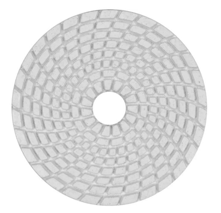 Круг шліфувальний алмазний з липучкою YATO: Ø= 100 мм, G100, макс. 4500 об/хв, по каиеню в сух/мокр.