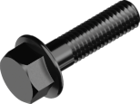 DIN6921 Болт М6х40 10.9 з фланц БП б/зуб