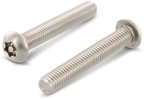 Гвинт М5х12 нпкр А2 TORX25 антивандал.