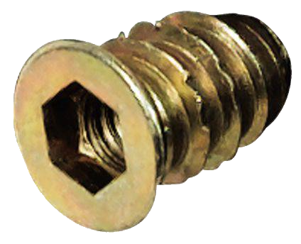 Гайка 14х15/М8 врізна меблева ЦЖ INB S8 пот