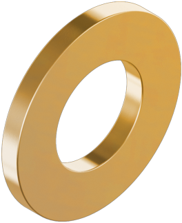 DIN125 Шайба 10 латунь