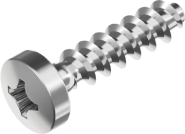 Самонаріз д/пластику 3х8 цб нпкр PZ тупий кінець