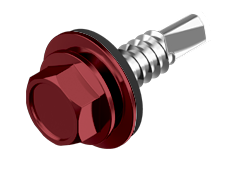 Stitcher Гвинт 4,8х19 RAL3005 (вишня) з'єднувач металевих листів до 1 мм