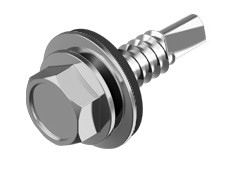 Stitcher Гвинт 4,8х19 RAL9006 (біло-алюмінієвий) з'єднувач металевих листів до 1 мм