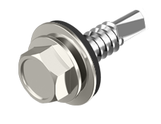 Stitcher Гвинт 4,8х19 RAL9010 (білий)  з'єднувач металевих листів до 1 мм