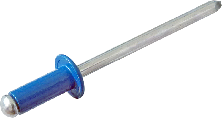 RF-Заклепка 4,0х16 RAL8017 Al/St т.кор пл /8-12 ISO 1,2kN