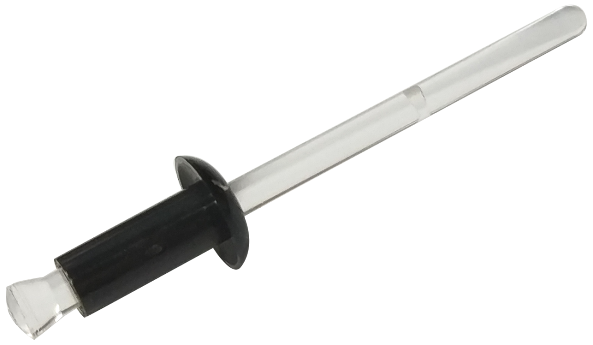 RFn-Заклепка 3,2х9.6 D6 нейлон пл.чорна