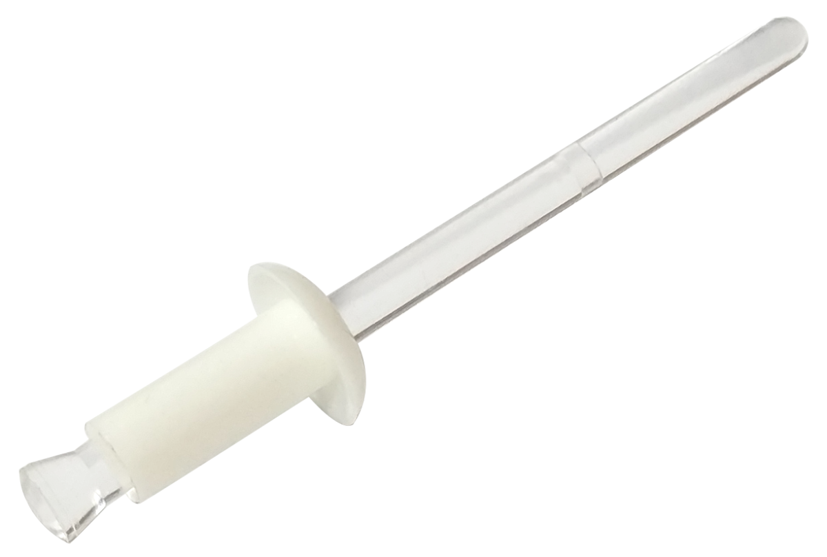 RFn-Заклепка 4,8х11 D9 нейлон пл.біла