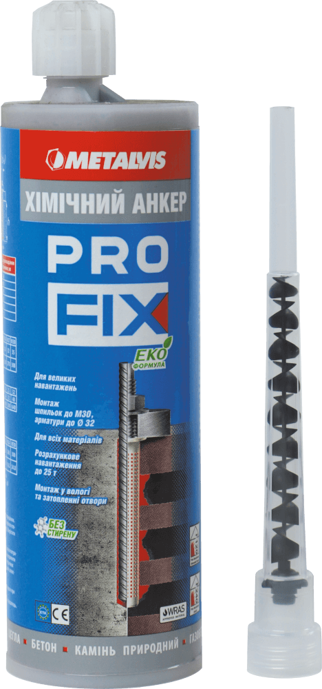 PROFIX Хімічний анкер 410 мл Metalvis