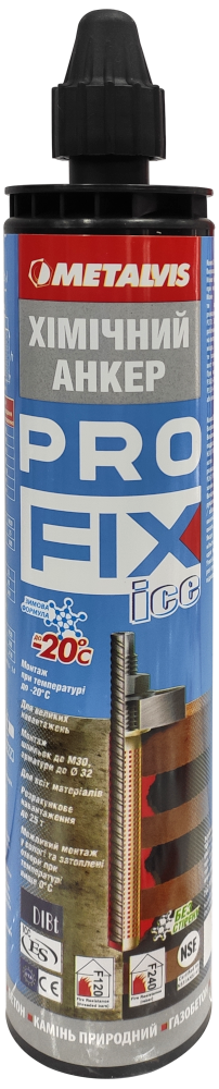 PROFIX Ice Хімічний анкер зимовий 300 мл Metalvis
