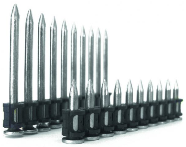 LA_Цвяхи по бетону C9-35 P370/C60/на стрічці (10шт.)