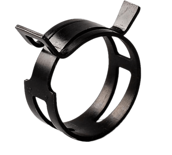 Хомут пружинний D6 чорний