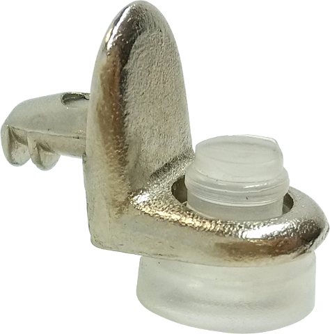 LA_Полицетримач 5/8х12 мм д/скла, нікель, РЕ