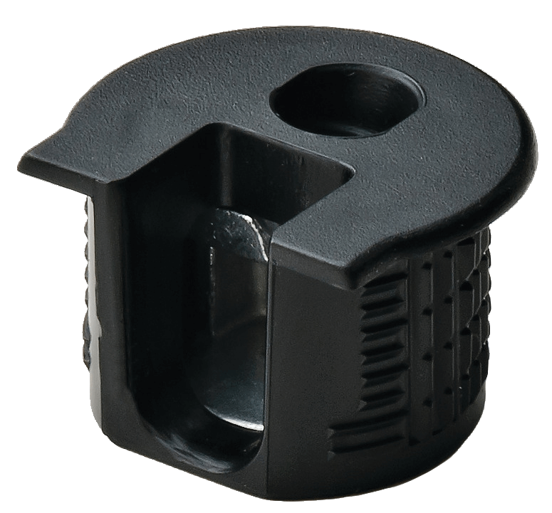 RAFIX Корпуc стяжки D20 д/ДСП 19мм чорний