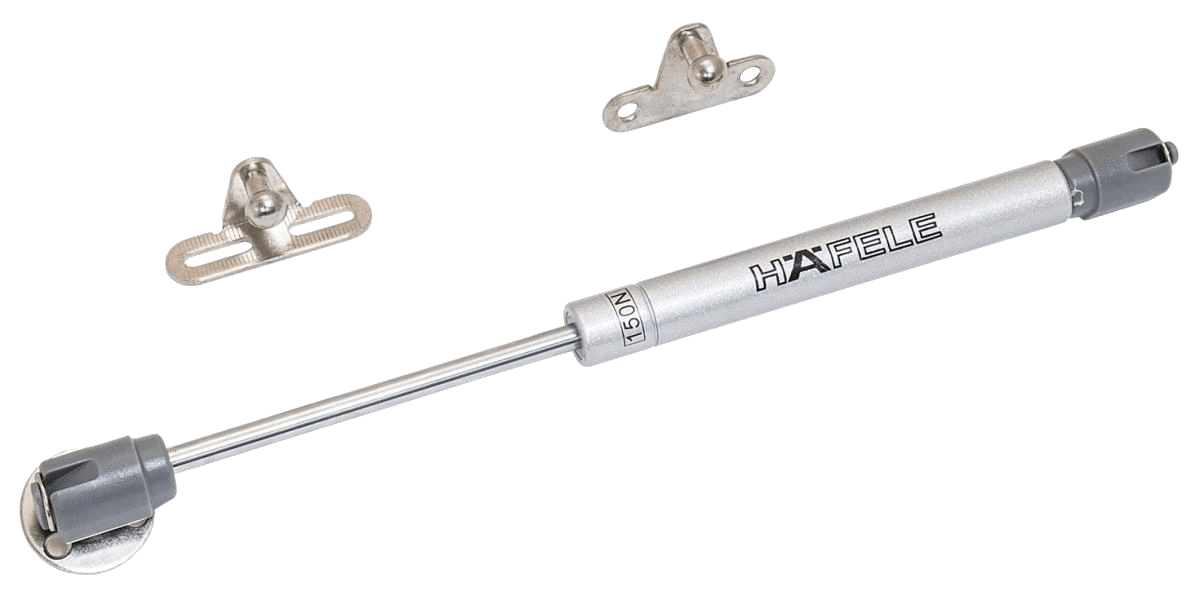 Амортизатор газовий 100N д/відкр.вгору срібний