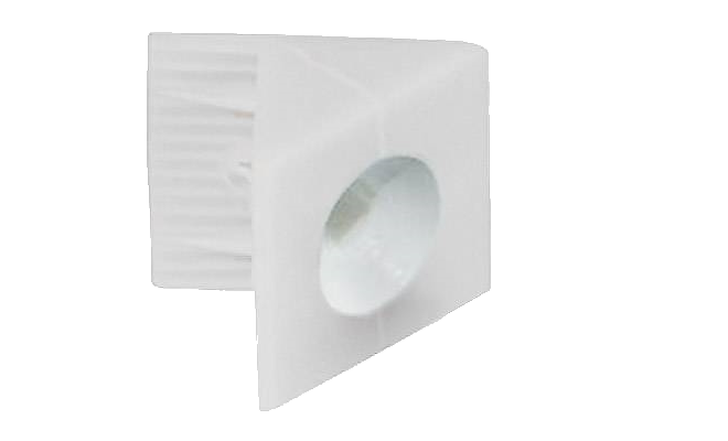 Фіксатор д/задн.стінки білий пластик