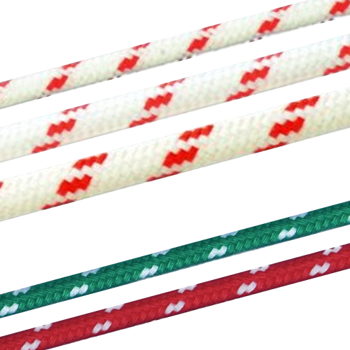 LA_Шкот поліест.кольоровий 6мм червоний