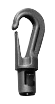 LA_Гак нейлон. д/канату 8мм