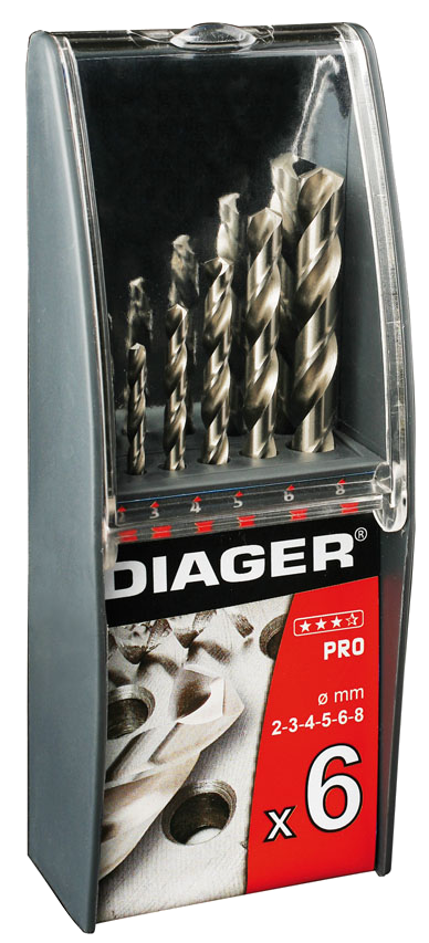 Набір св. п/мет. HSS PRO 6шт. 2/3/4/5/8