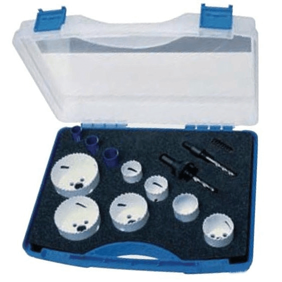 Набор коронок Bi-metal 10шт 19/22/25/32/35/38/44/57/68/76