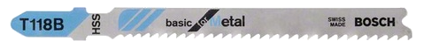Пилка д/мет Т118В лист 2,5-6 мм