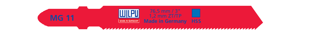 Пилка д/мет/нерж WILPU 1,2-2мм (L000M5)