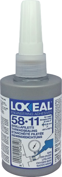 58-11 гермет.різьб.75мл сер.міцн. Локсеаль