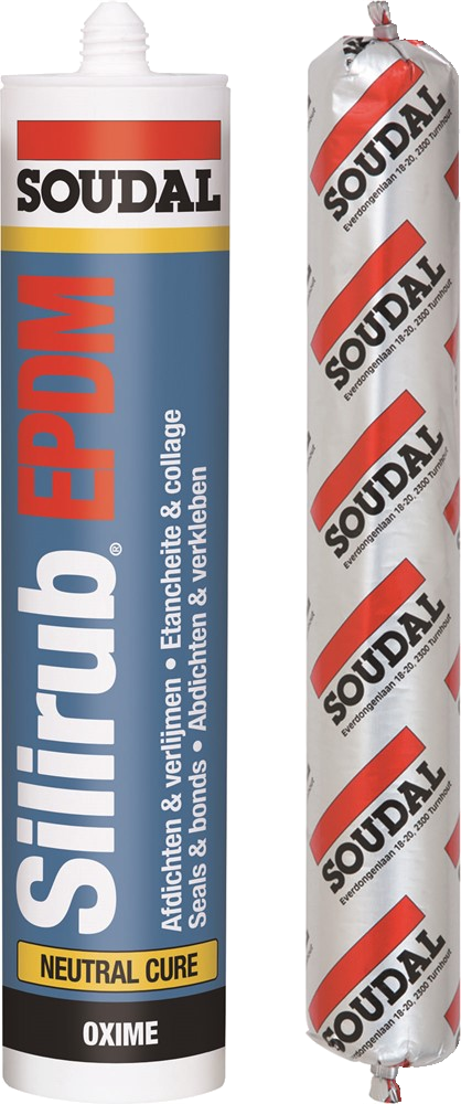 Герметик SILIRUB EPDM чорний 600мл