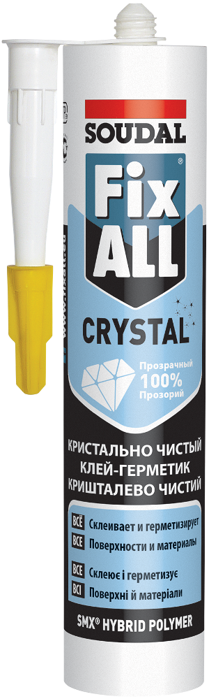 Клей-герметик FIX ALL Crystal 290мл