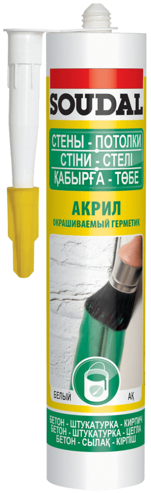 Герметик акриловий сірий 280мл