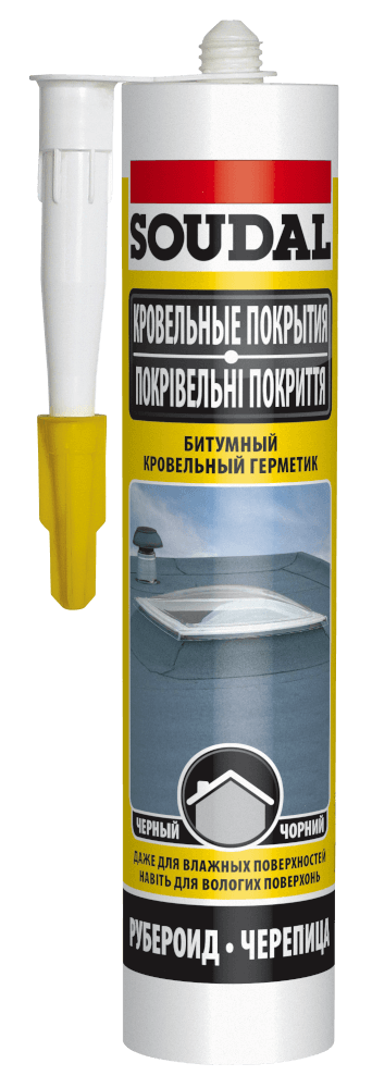 Герметик бітум. покрів. SOUDAFALT 280мл
