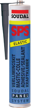 Клей-герметик д/фасадів SPS SOUDABOND чорний 600мл