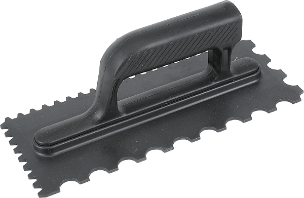 Шпатель зубчатий 280мм,пласт. TC