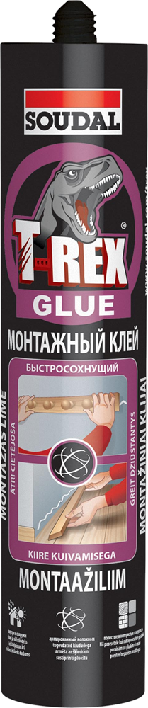 T-REX Клей монтажний швидке висихання 310мл