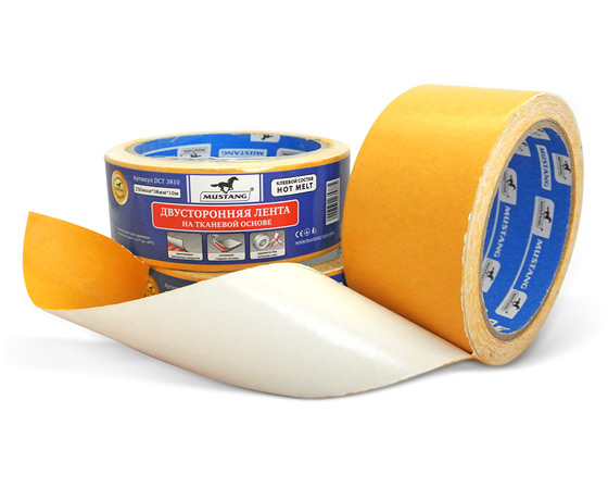 Стрічка 2-ст.на ткан.38мм*10м Mustang