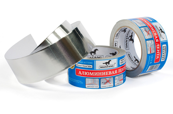 Скотч алюмін.50мм*5м