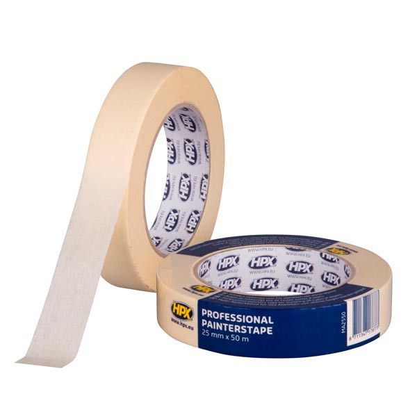 HPX Стрічка автомалярна 25мм*50м біло-кремова MA2550