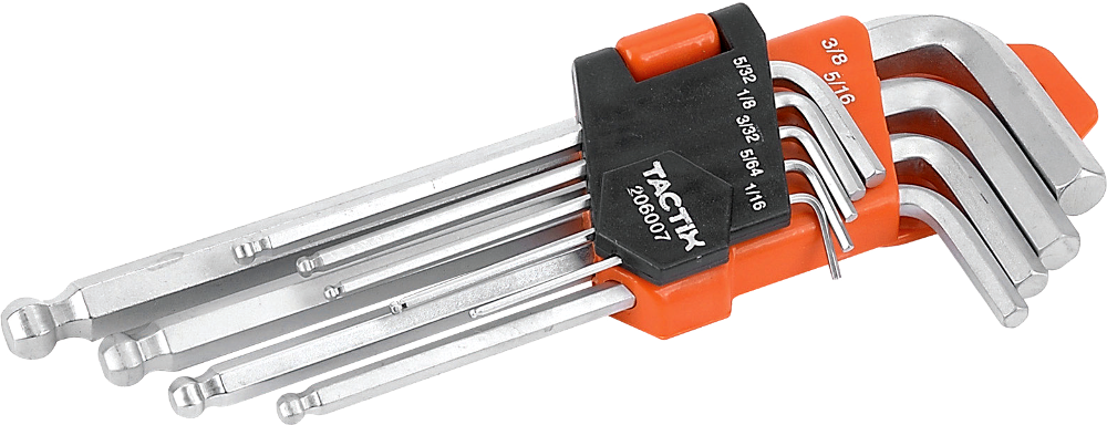 Набір 6гр.кл. 1,5-10мм з/шар L 9шт TC